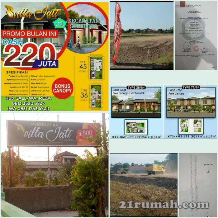 Rumah baru siap huni villa jati