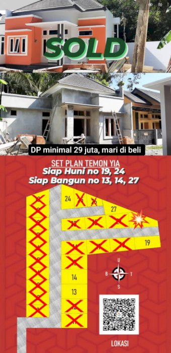 Promo akhir tahun perumahan siap bangun murah DP suka Suka