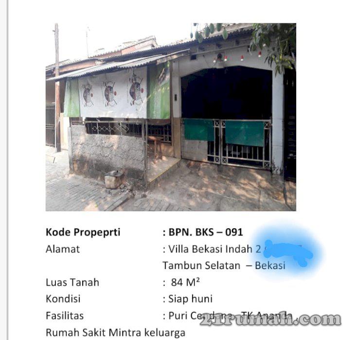 Villa bekasi indah 2 tambun selatan solusi terbaik untuk keluarga anda