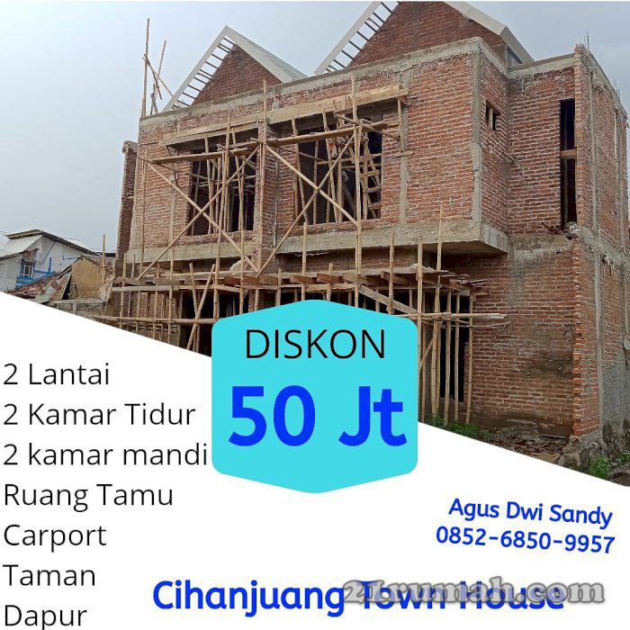 Dijual Rumah 2 Lt di Cihanjuang Mainroad Jl Cihanjuang