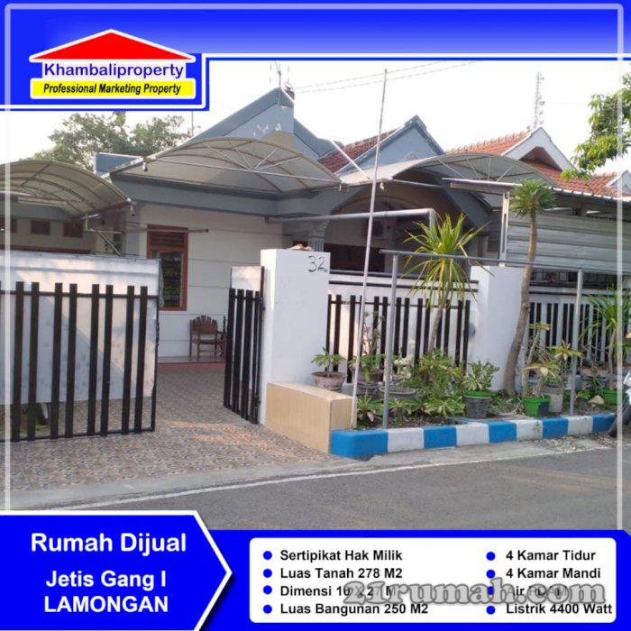 Rumah Tengah Kota dijual, Jetis Gang I Lamongan