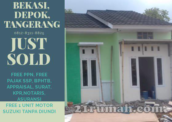 Rumah siap huni hanya 7 Menit Stasiun Tambun