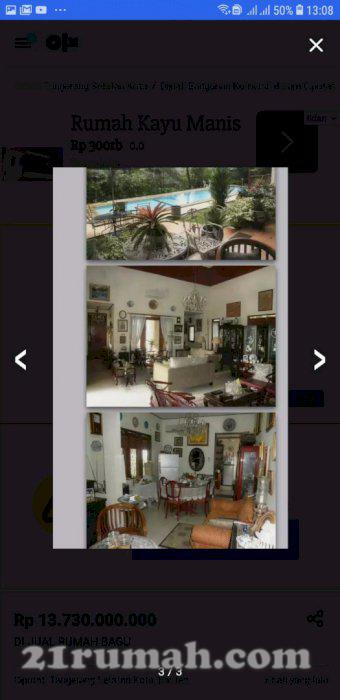 Di jual rumah bangunan induk 450 m2..paviliun 100.m2 ad kolam renang