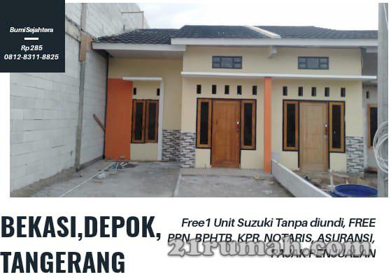 Rumah Baru Siap Huni Dekat Stasiun Bebas Banjir DP 0% atau DP Suka-Suka