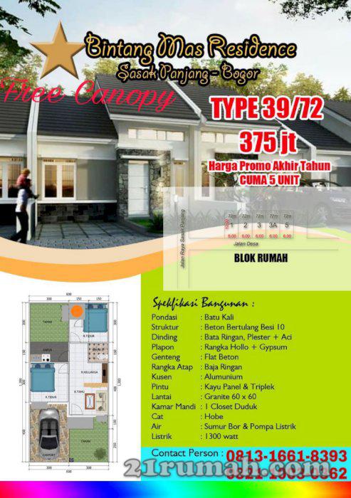 Miliki rumah impian anda,dan dapatkan DP suka2  