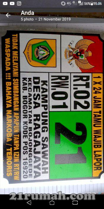 Rumah di Citayam dr stn Citayam 5 mnt 