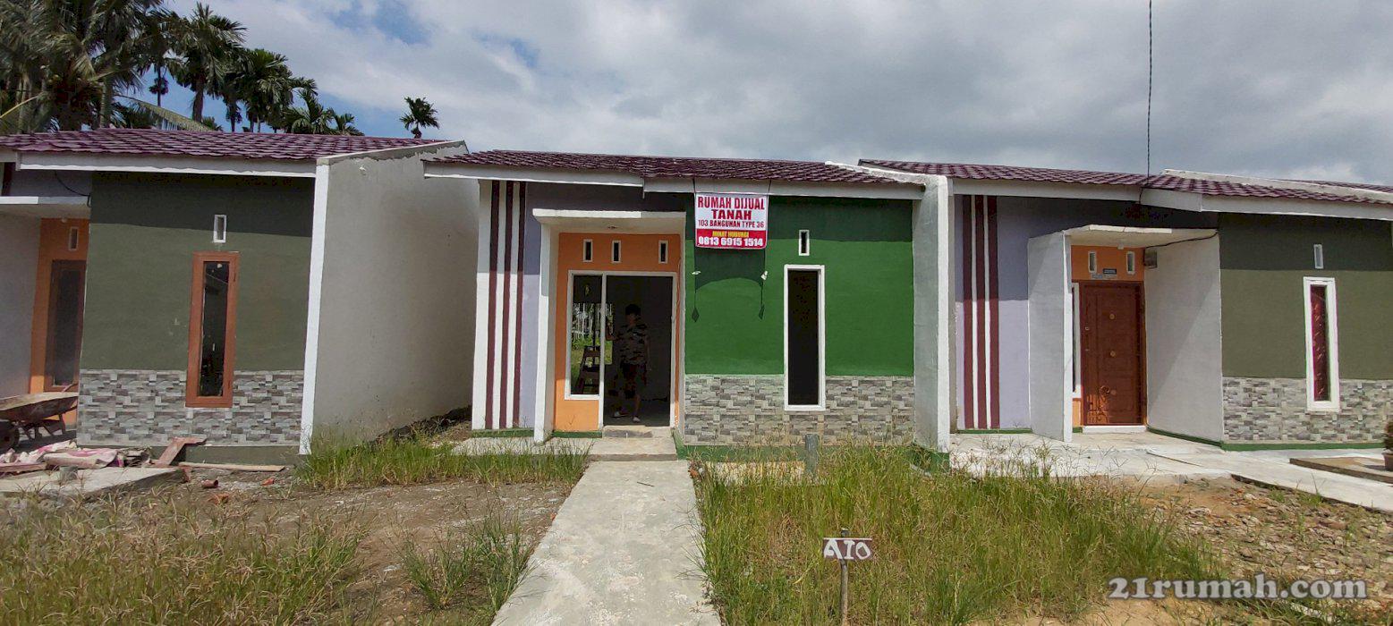 Di jual rumah baru di perumahan rafirah jerambah bolong