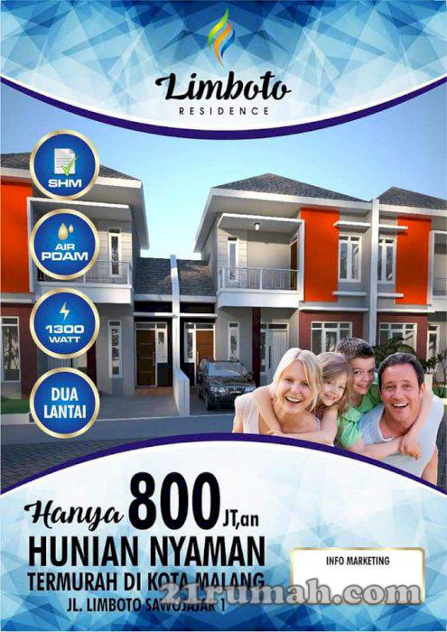 Perumahan Besar Mewah Limboto Residence Di kota Malang