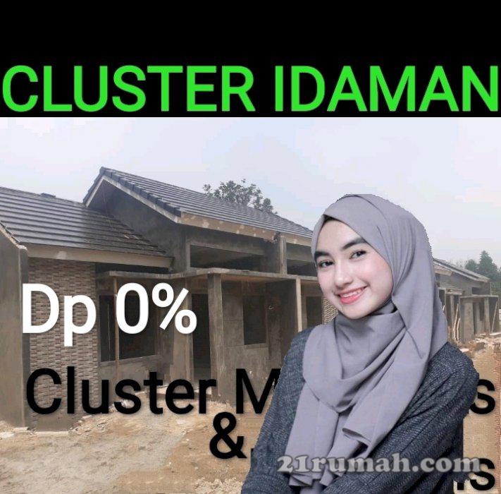 Cluster minimalis DP 0%  Angsuran 3 pas