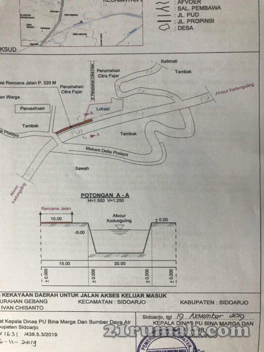 Dijual tanah lingkar timur Sidoarjo