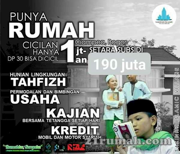 Cuma Dp 30juta Dapat Rumah Plus Modal Usaha
