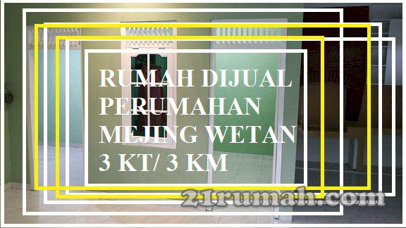 Jual Rumah Perumahan Mejing 3 KT/ 2 KM
