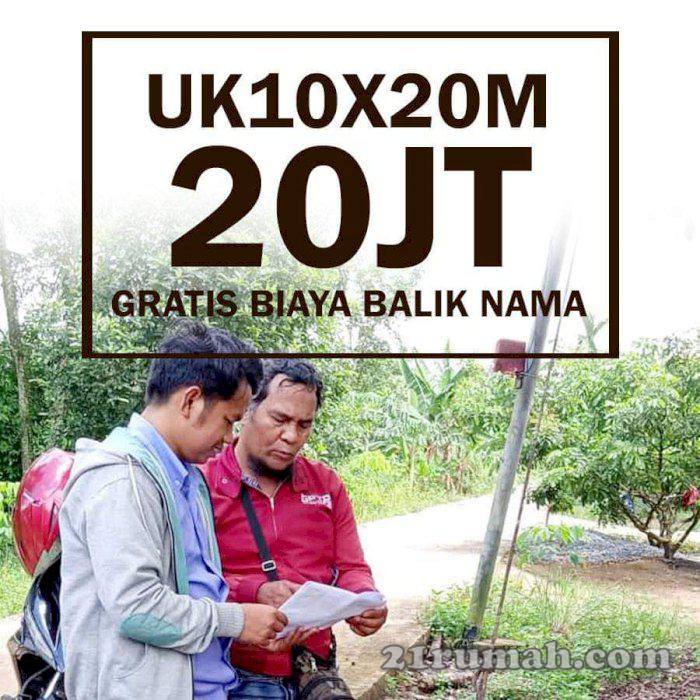 Tanah kavling murah sudah termasuk biaya balik nama pontianak kubu raya