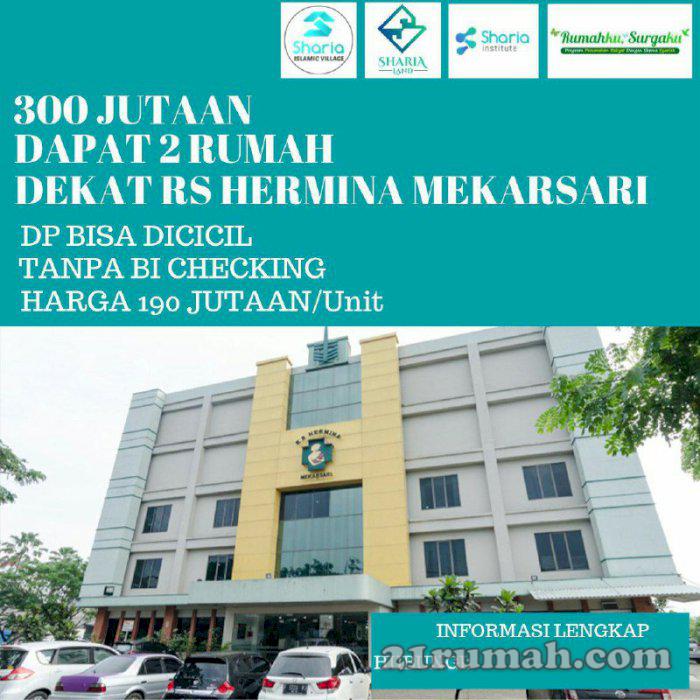 Jual Rumah 300 Juta Dapat 2
