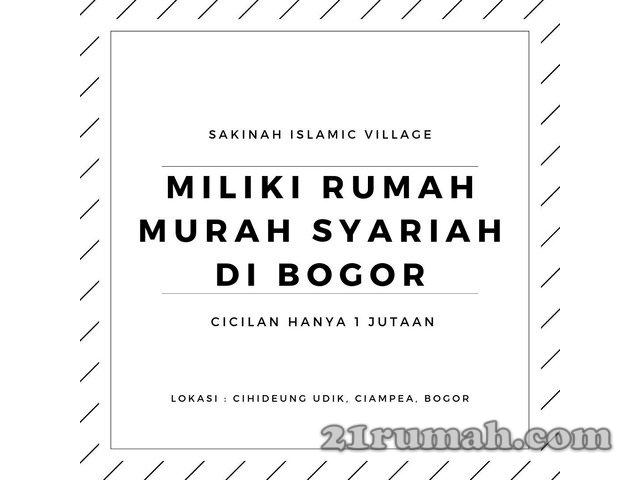 Jual Hunian nyaman di Bogor