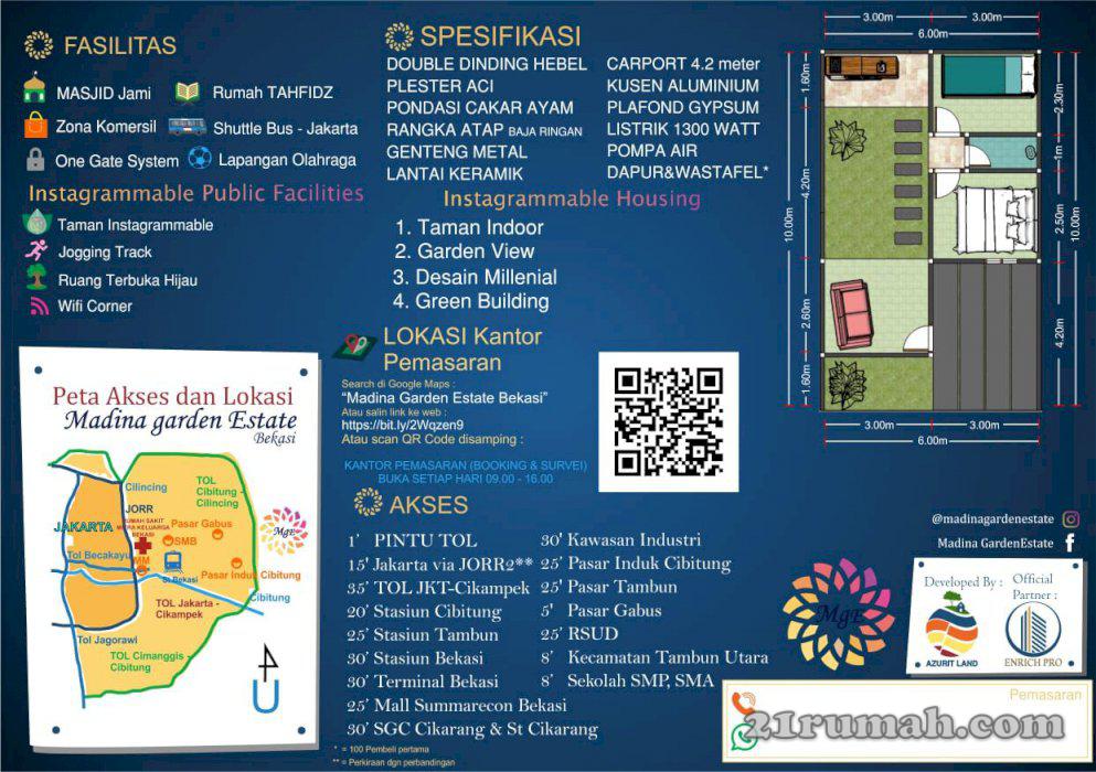 Rumah Dekat Stasiun dan Pinto Toll di Tambun, Bisa KPR Tanpa DP