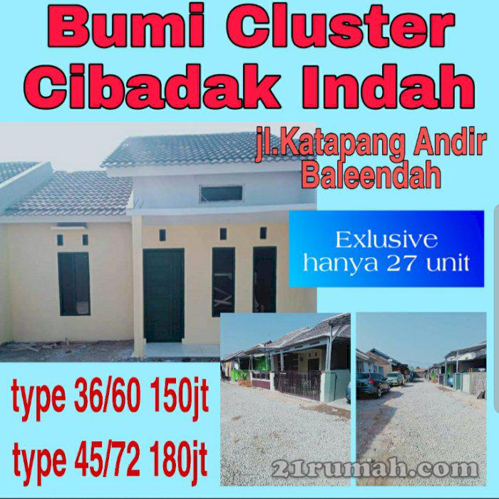 Rumah asri nyaman Bumi Cluster Cibadak Indah
