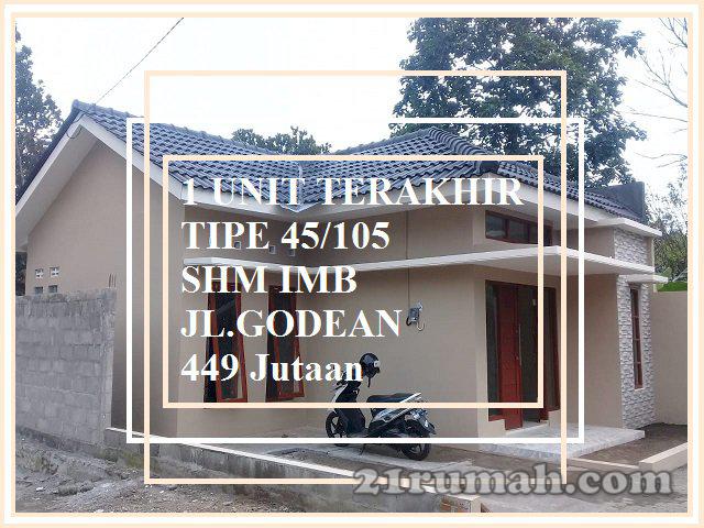 Perumahan Baru - Sisa 1 unit, 5 menit Jl. Godean