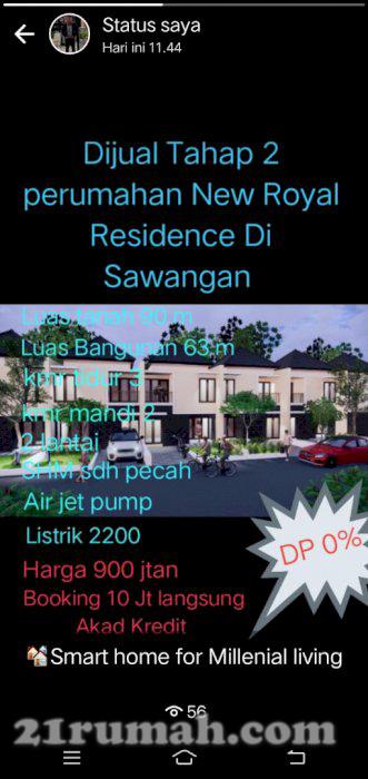 New Royal Residence sawangan depok