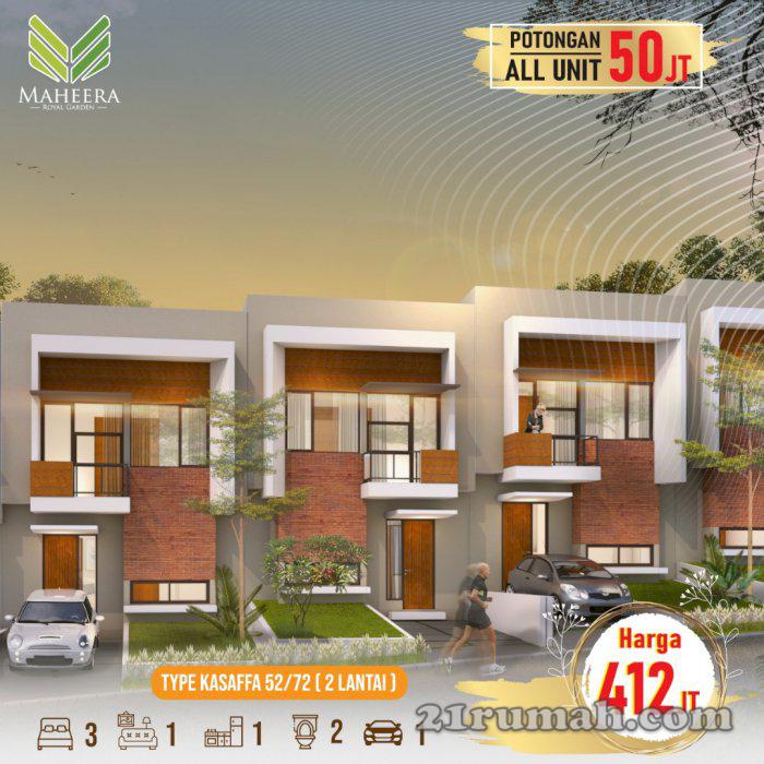 Rumah Villa Mewah Islami 2 Lantai Di Maheera Royal Garden Kota Batu