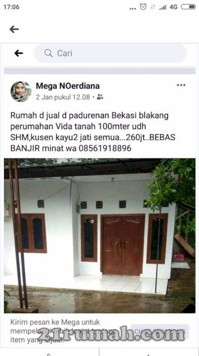 Rumah kavling di padurenan Bekasi