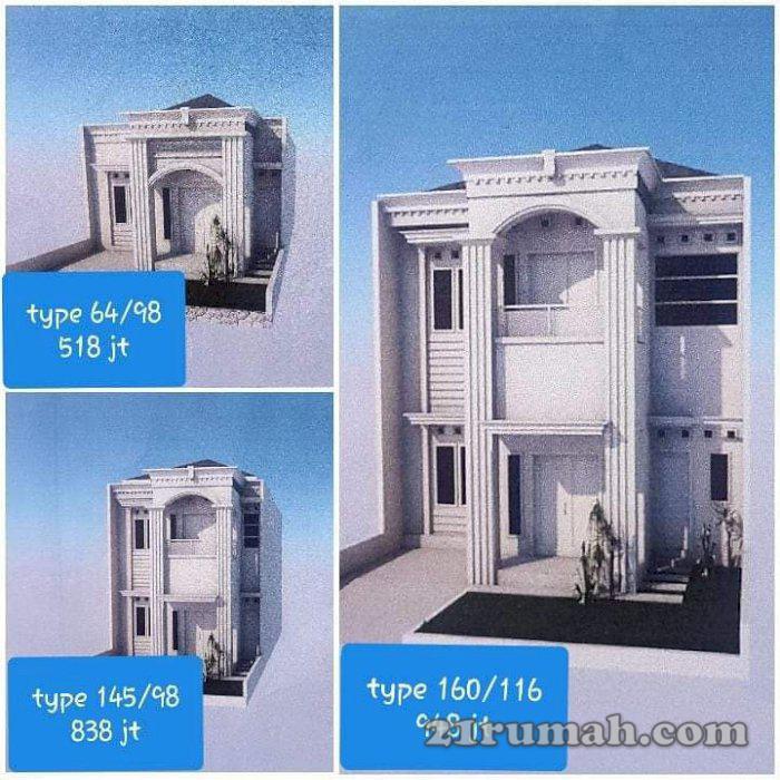 Cluster Rumah Mewah 1 Lantai dan 2 Lantai