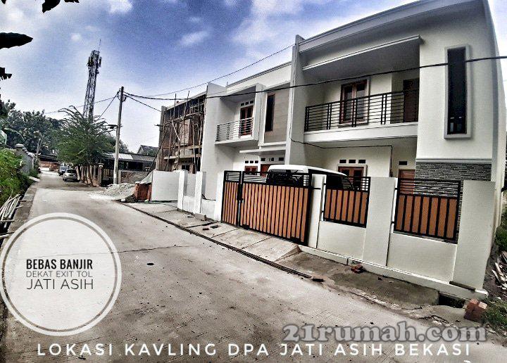 Jual rumah 2 lantai bebas banjir di jati asih bekasi