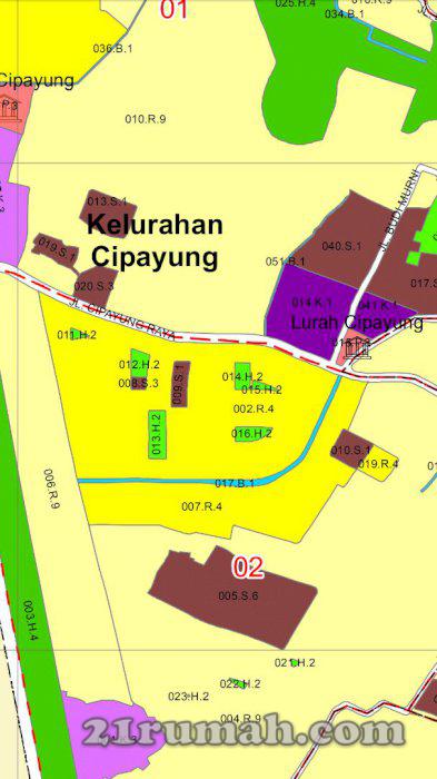 Jual TANAH KAVLING Cipayung Strategis 100 mtr jl. Raya Cipayung lewat angkot