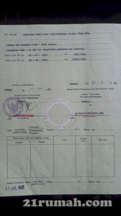 Di jual tanah pinggir jalan