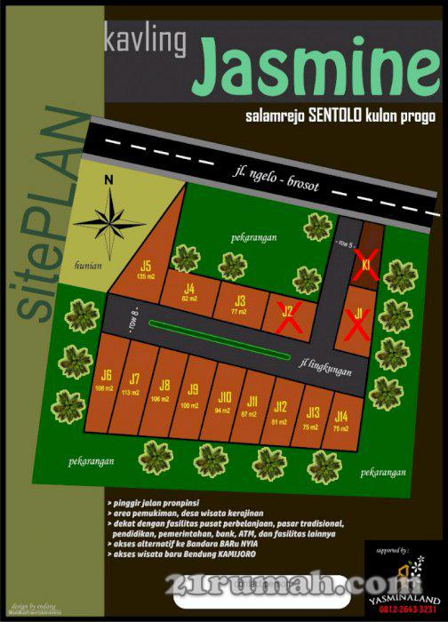 Dijual kavling tanah Murah strategis jogja