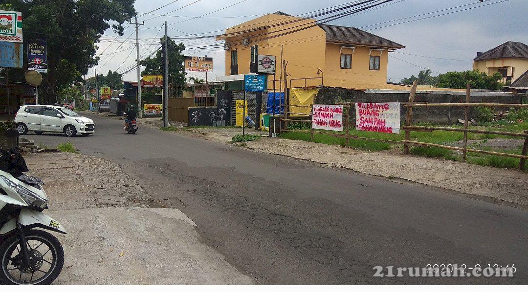 Pekarangan murah 1390m ld 14m di jl kab sleman