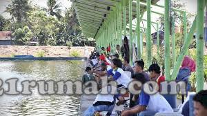 jual kavling bebas penalty fasilitas kolam pemancingan