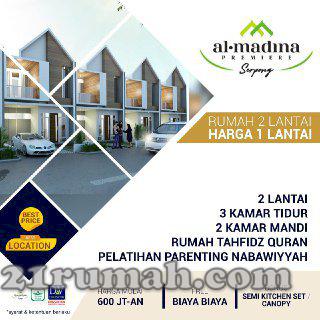 Rumah 2 Lantai Harga 1 Lantai "Al-Madina Premier Serpong"