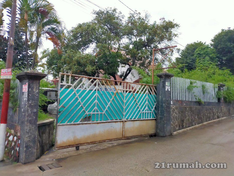 Jual rumah dan tanah dipinggir jalan depan masjid 