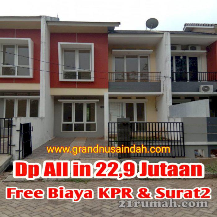 Rumah Dijual di di Cileungsi 2 Lantai Lokasi Strategis Bebas Banjir