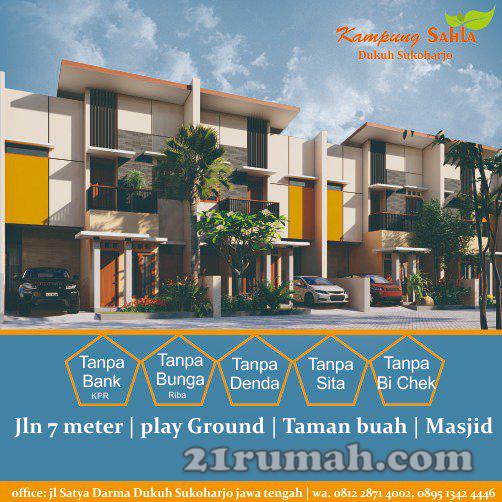 Rumah murah skema syariah. Investasi jangka panjan