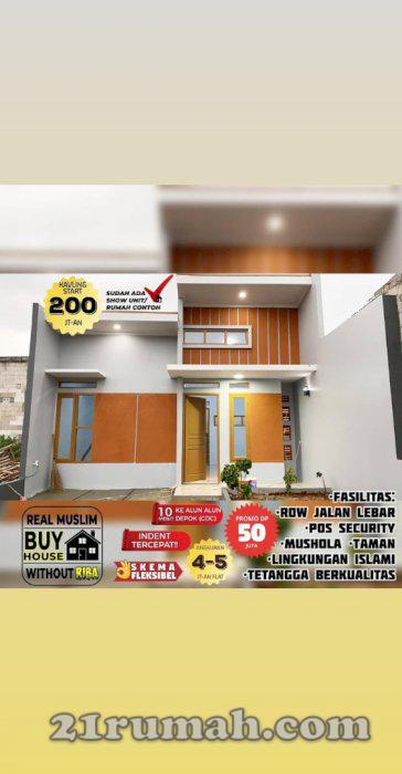 Promo Dp 50 juta Rumah Cibinong