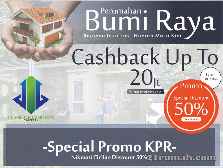 Perumahan Murah Diskon 50% Untuk Pembelian KPR 