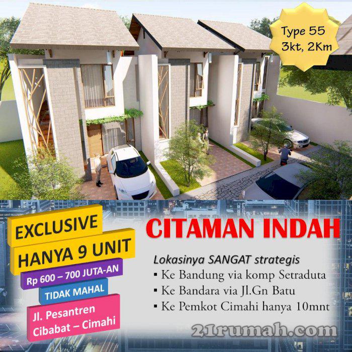 Rumah 2 lantai strategis harga promo di Cimahi