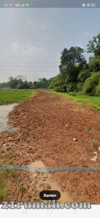 Tanah di Belakang RS Harapan Mulya Tigaraksa cocok untuk Perumahan