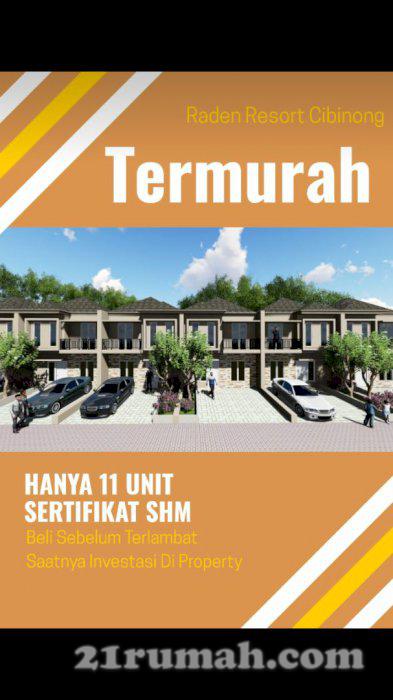 Rumah Murah 2 Lantai free Balkon hanya 400 juta-an