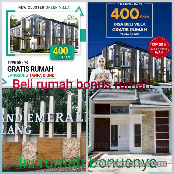 Beli rumah 2 lt gratis rumah 1 lt tanpa diundi, promo terbatas