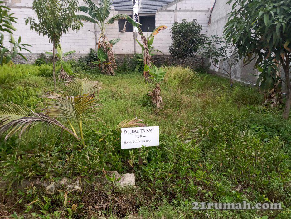 Tanah di jual seluas 150 m, akses mobil masuk, bebas banjir 
