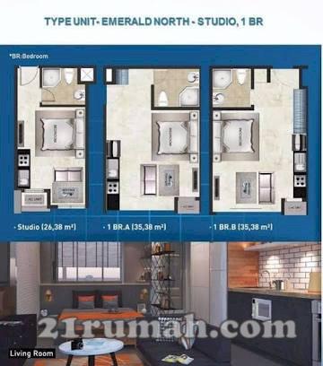 Studio Grand Kamala Lagoon Studio 