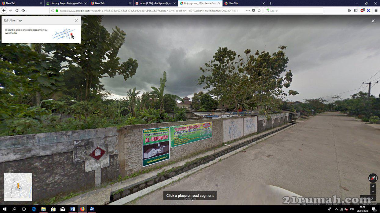 Dijual tanah 1400 m2 gerbang Griya Bandung Asri 3 (GBA 3) Ciganitri