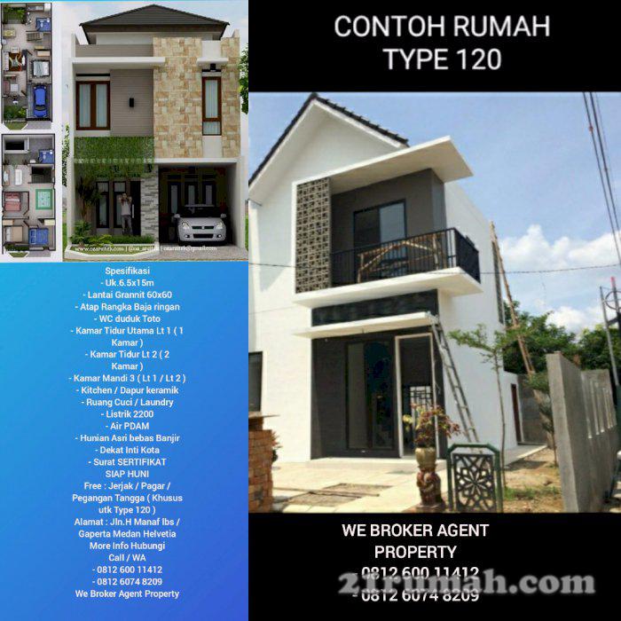 Dijual Rumah Type 120 / Rumah Minimalist Modren