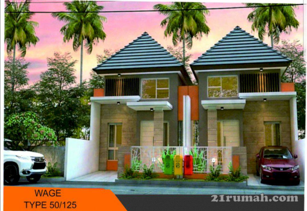 rumah lokasi wage siap huni 