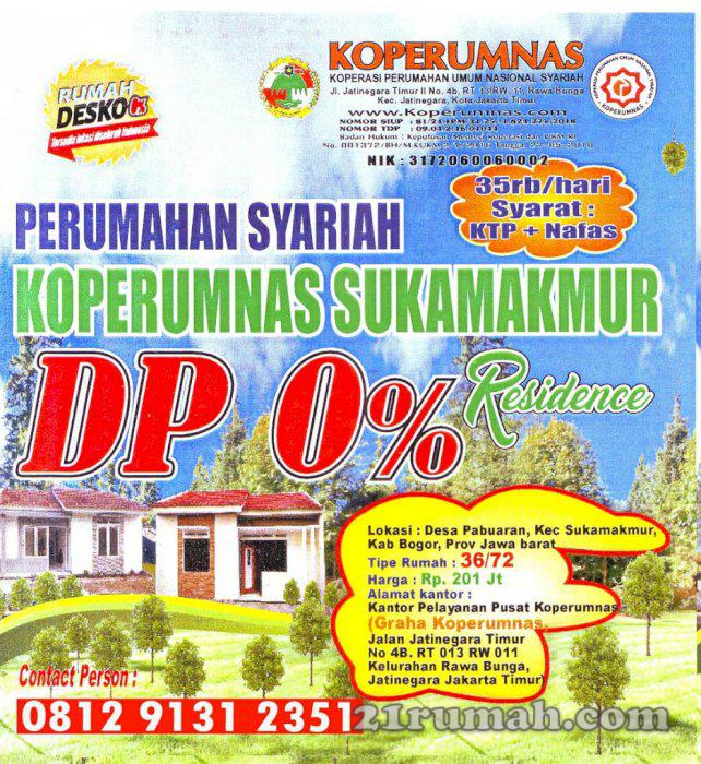 KOPERUMNAS "Rumah DP 0% "