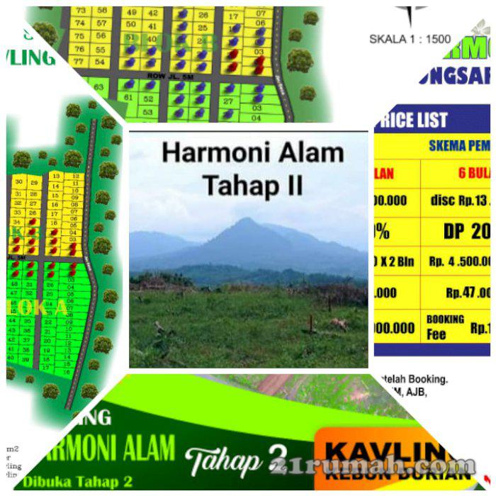 Kavling Harmoni Alam Tanjungsari tahap 2