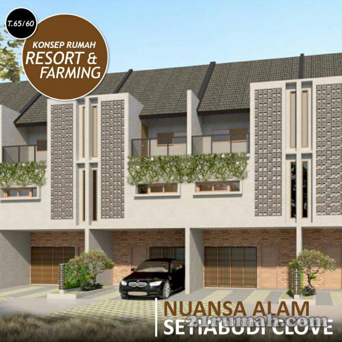 Rumah di Setiabudi atas harga 300jutaan 2 lantai